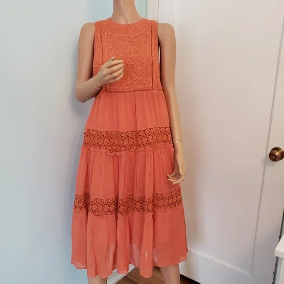 NWT Sundance YASMINE Dress. Beautiful and Amazing color - Picture 7 of 17